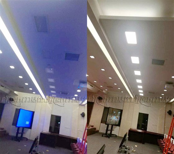 中国联通会议室嵌入式LED三基色会议灯