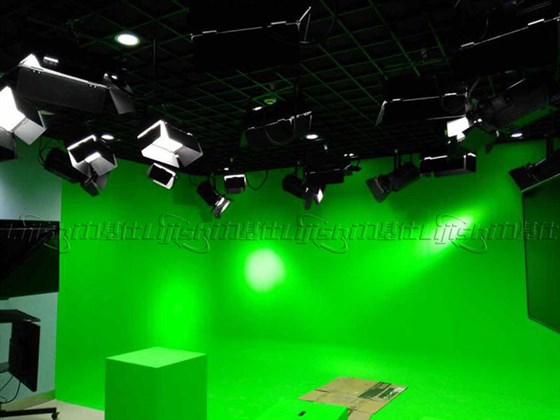 深圳广播电视大学校园虚拟演播室灯光配置