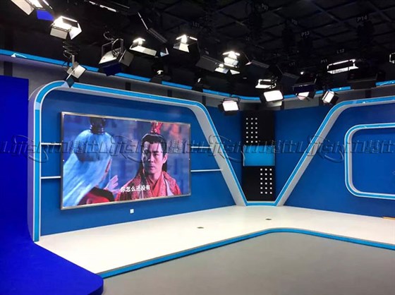 广西桂平电视台演播室灯光配置效果图