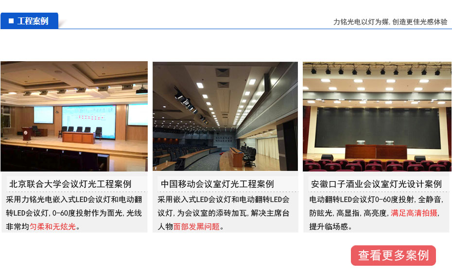 会议室灯光工程案例